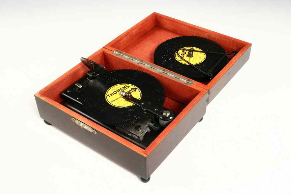 Appraisal: MUSIC BOX - Swiss Music Box by Thorens with seven