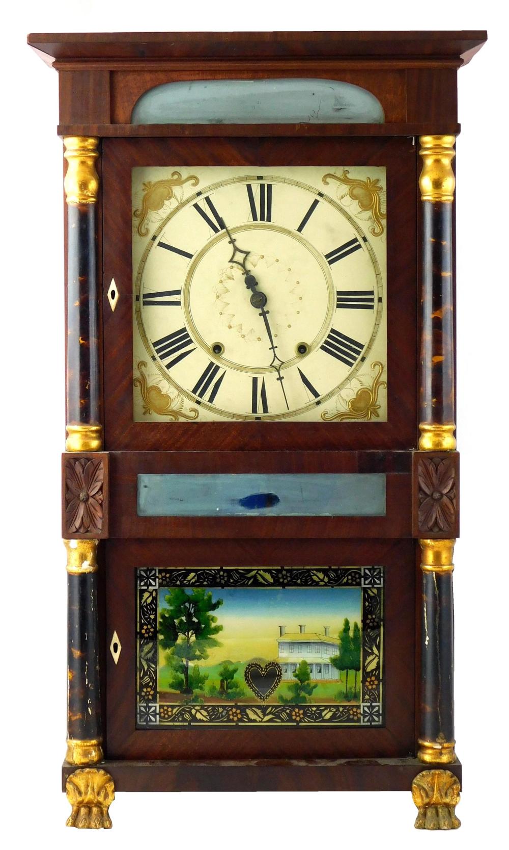 Appraisal: Shelf clock Mitchell Atkins Bristol CT firm started made hr