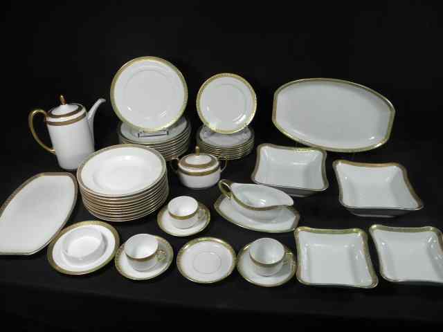 Appraisal: Lot of assorted Edelstein Bavarian porcelain dinnerware with a gold