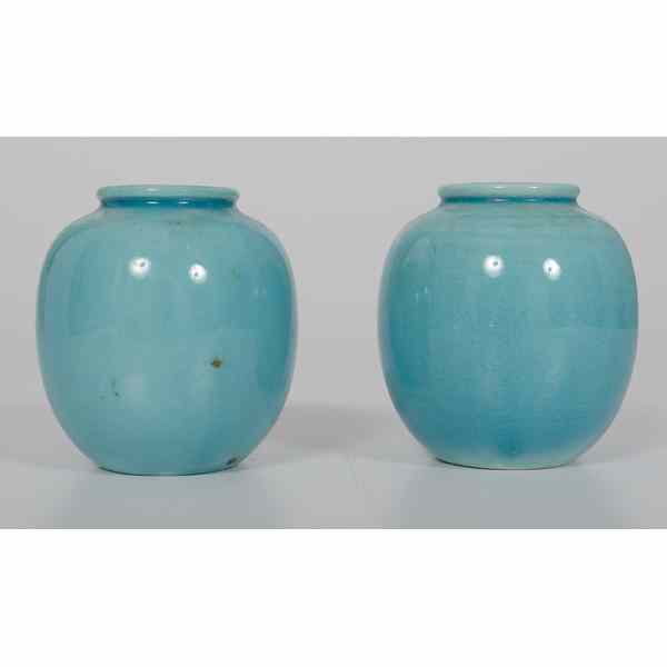 Appraisal: Rookwood Studio Pottery Vases American A pair of Rookwood vases