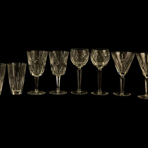 Appraisal: A Group of Waterford Sheila Stemware th Century comprising hock