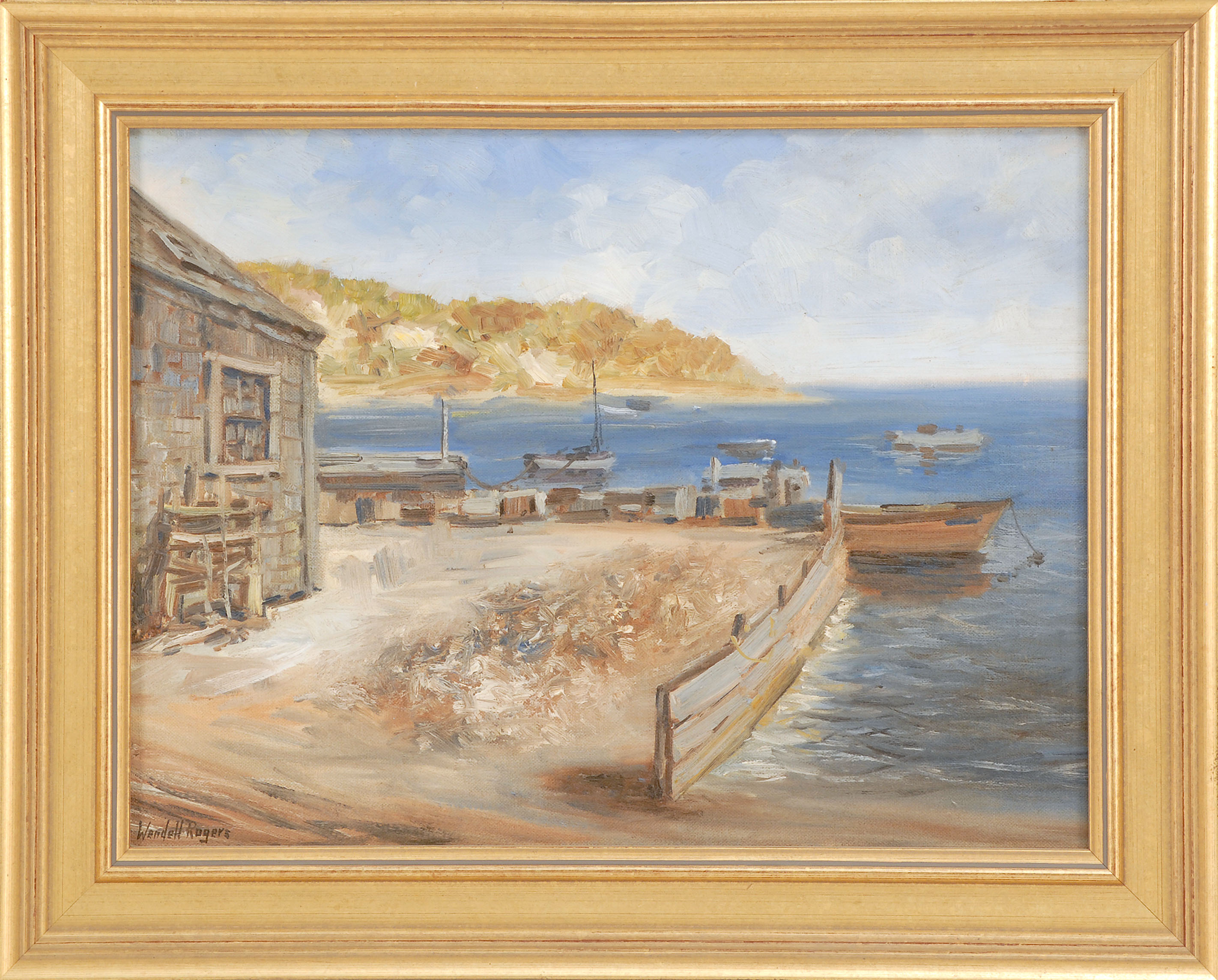 Appraisal: WENDELL ROGERSCape Cod - Oyster River Signed lower left Wendell