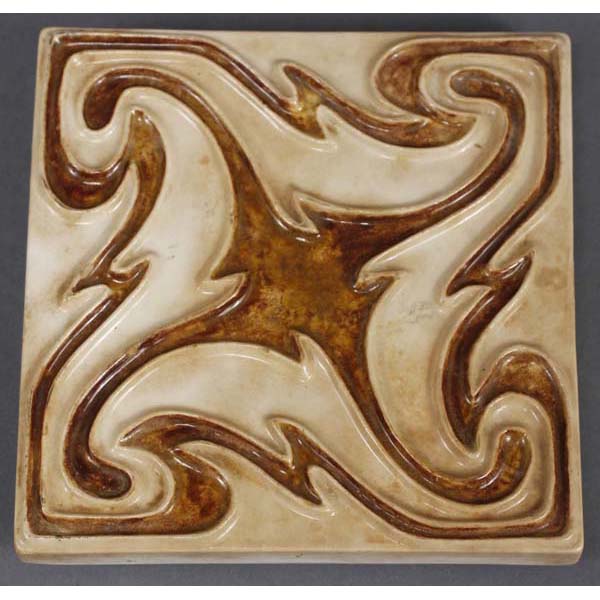 Appraisal: Rookwood Trivet Tile Z-Line