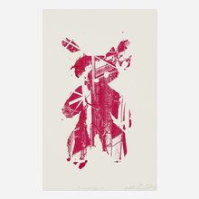 Appraisal: Wes David WORKER BUNNY screenprint in colors h w in