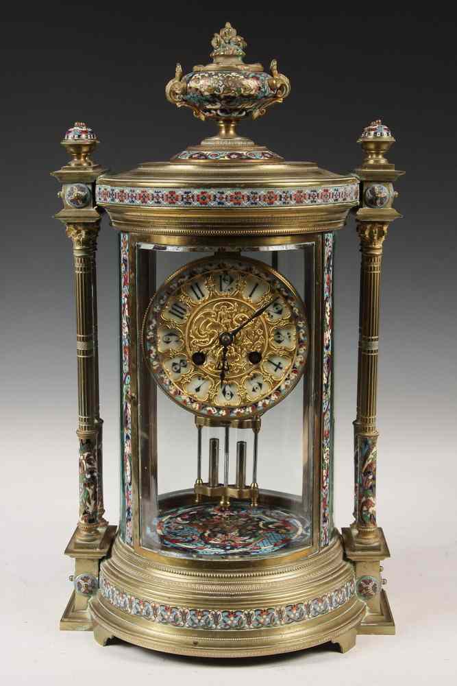 Appraisal: FRENCH MANTEL CLOCK - First half of the th c