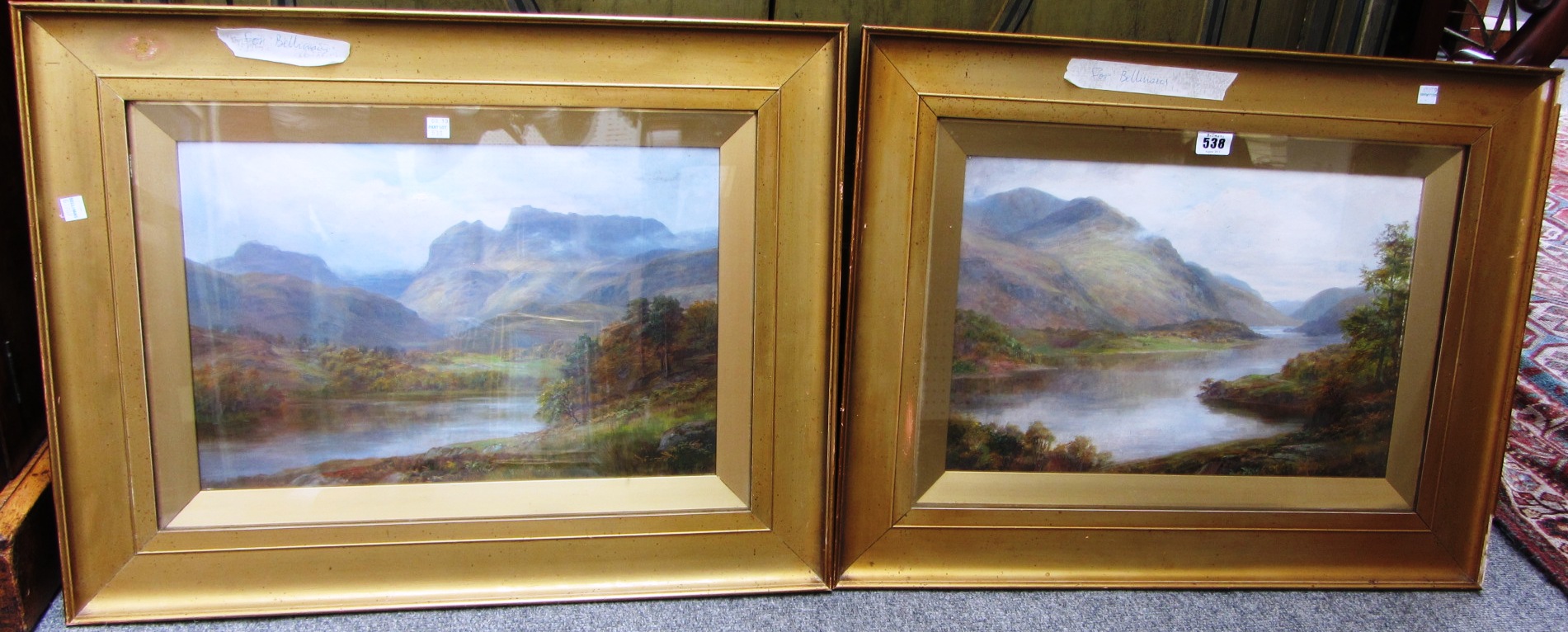 Appraisal: William Lakin Turner - An October Noon the Langdale Pikes