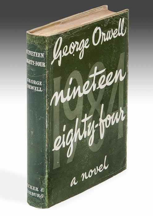 Appraisal: Orwell George Nineteen Eighty-Four first edition original cloth faded at