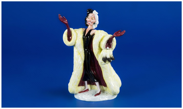 Appraisal: Royal Doulton Figure Disney's Cruella De Vil DMI With Original