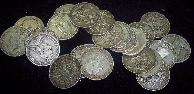 Appraisal: Twenty-four Victorian crowns various