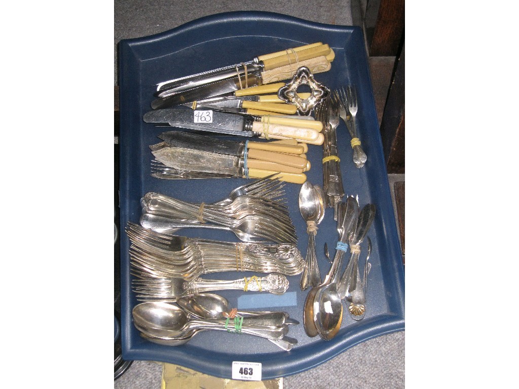 Appraisal: Tray lot of EP cutlery