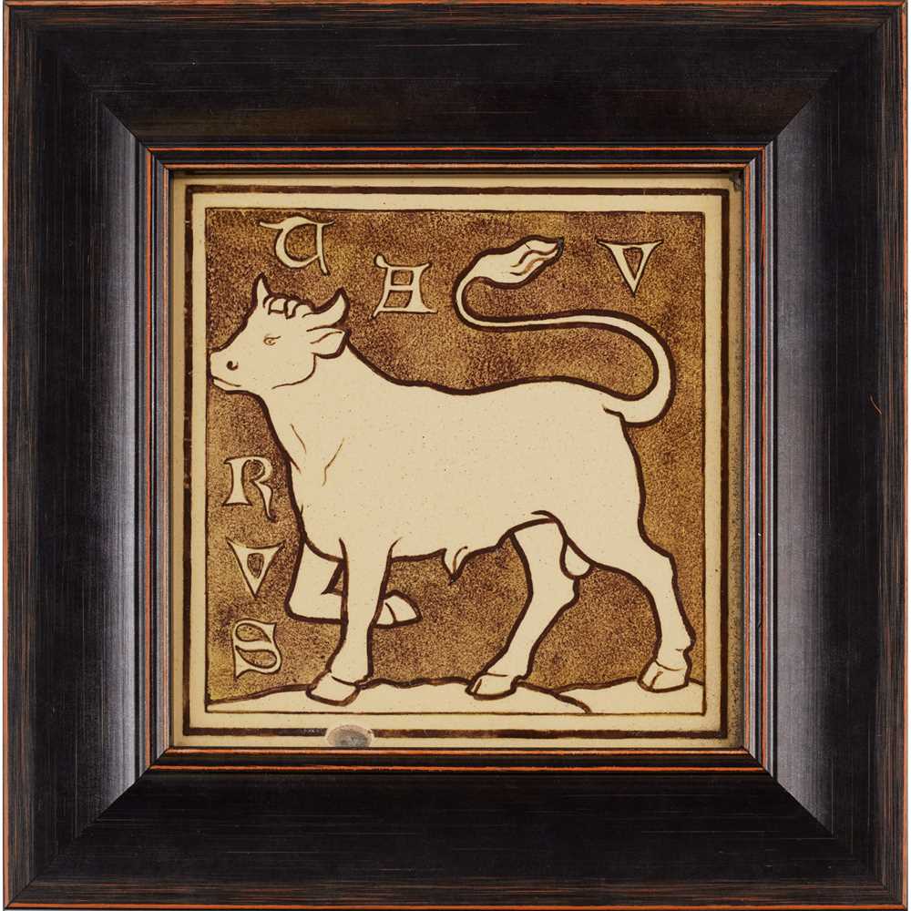 Appraisal: WILLIAM BURGES - FOR W B SIMPSON SONS TAURUS FRAMED