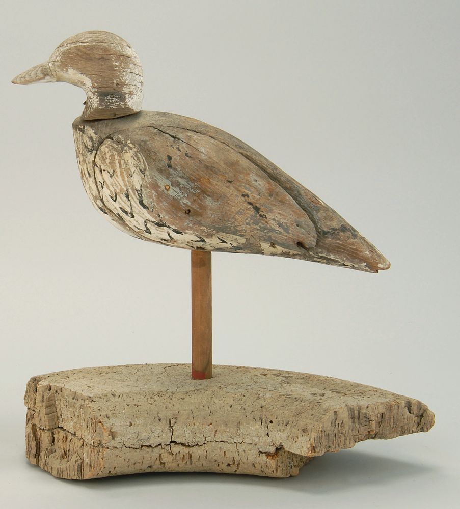 Appraisal: RARE CONFIDENCE GULL DECOY Late th CenturyFrom Long Island Three-piece