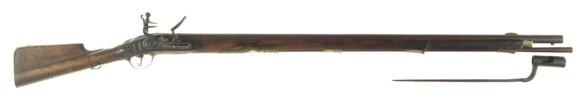 Appraisal: FINE PRUSSIAN FLINTLOCK MUSKET WITH BAYONET Cal NSN rnd bbl