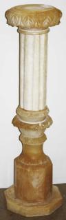 Appraisal: th c onyx plinth made in sections ht local pick-up