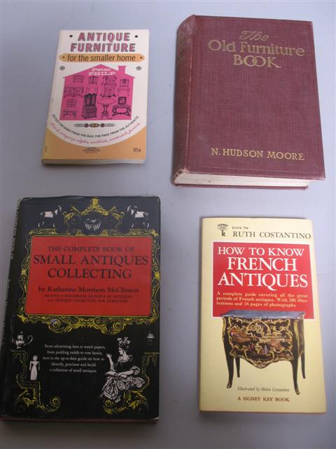 Appraisal: REFERENCE ANTIQUE AND FURNITURE BOOKS Fourty one titles including The