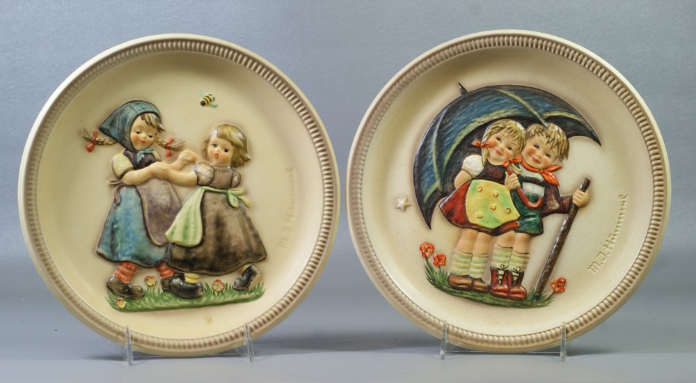 Appraisal: Goebel MI Hummel Anniversary Plates Stormy Weather First Edition Spring