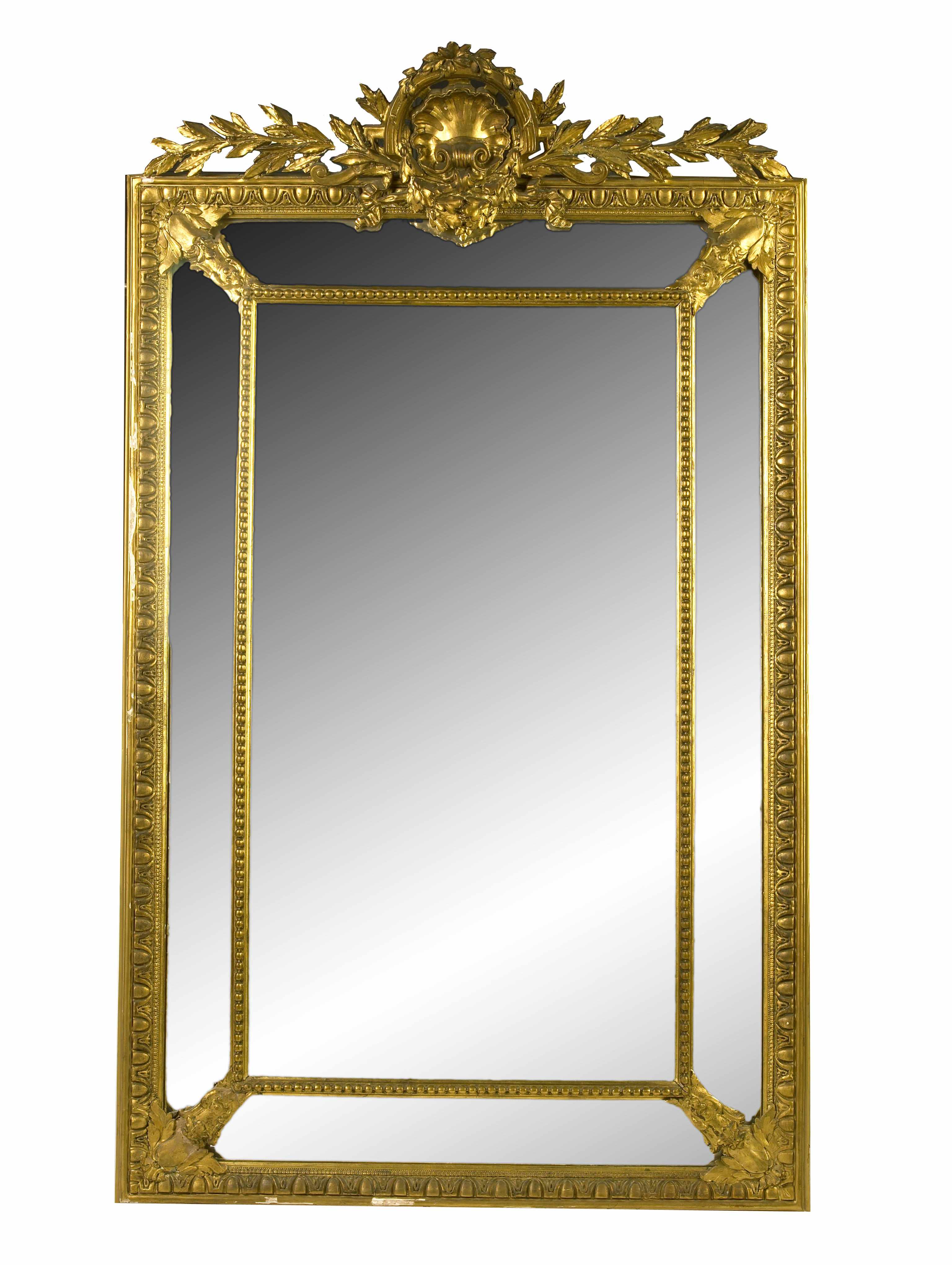 Appraisal: Property of various owners A Louis XVI style giltwood and