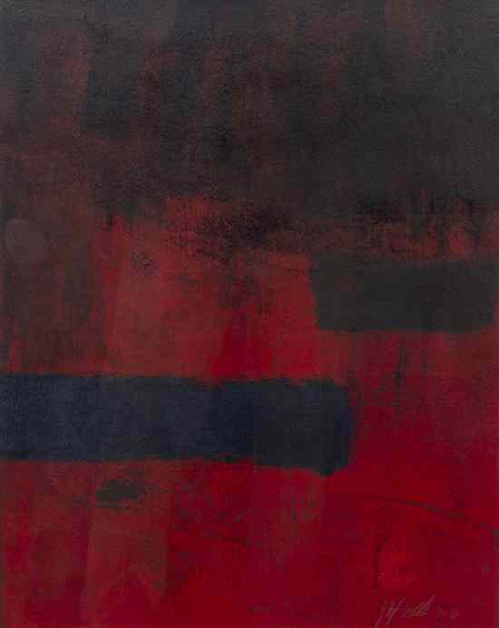 Appraisal: Artist Unknown American th century Opus I for Mark Rothko