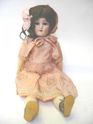 Appraisal: An Alt Beck Gottschalck bisque head girl doll with brown