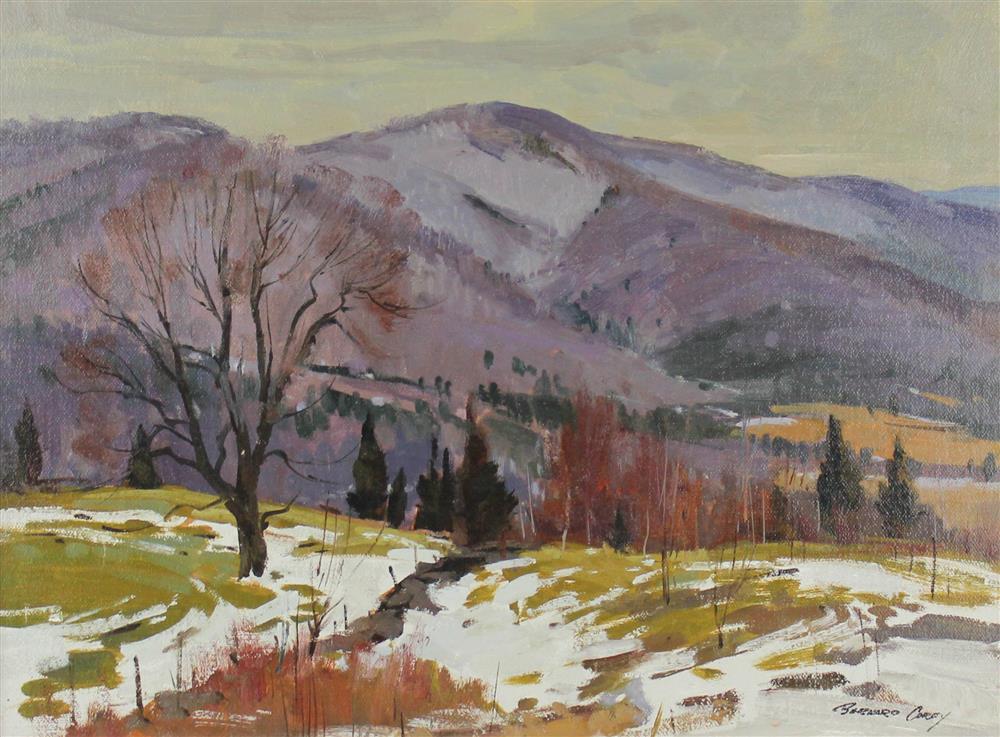 Appraisal: BERNARD COREY AMERICAN - JEFFERSONVILLE VERMONT Oil on canvasboard x