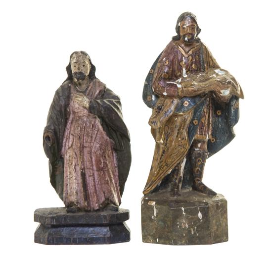 Appraisal: Sale Lot Two South American Santos Figures likely early th