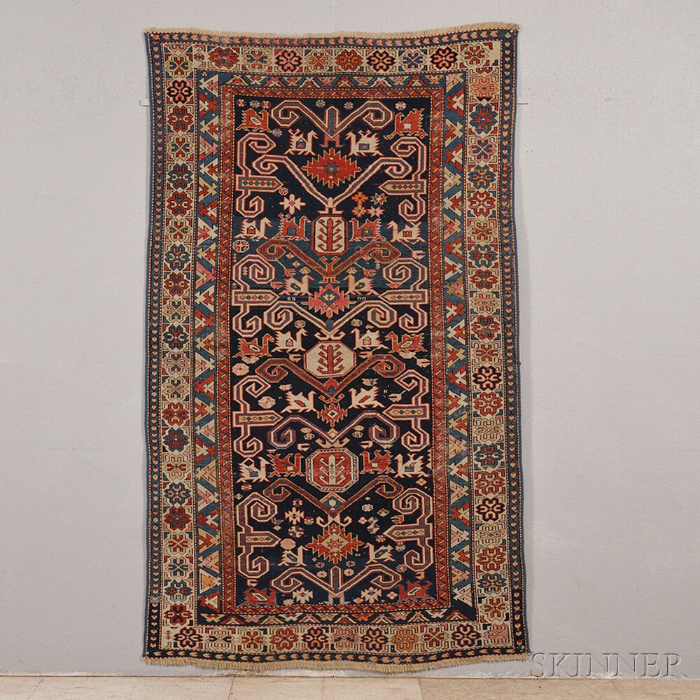 Appraisal: Perepedil Rug Northeast Caucasus late th century the abrashed midnight