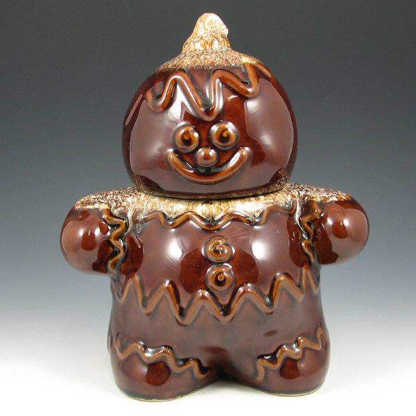 Appraisal: Hull Gingerbread Man Brown Cookie Jar - Mint Hull Gingerbread