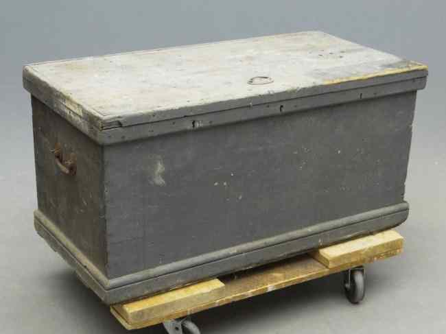 Appraisal: Early tool trunk '' W '' D '' Ht