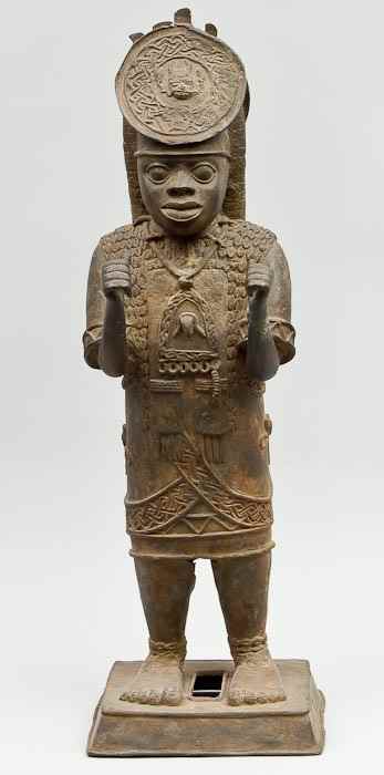 Appraisal: An Ife style bronze figure Nigeria second half th century