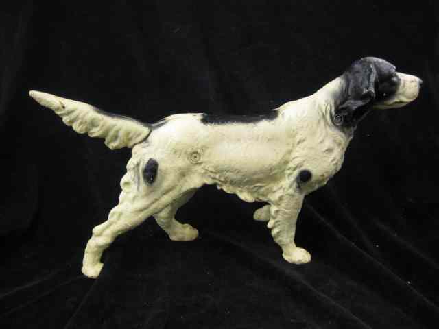 Appraisal: Cast Iron Figural Doorstop of Pointer