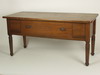 Appraisal: WORK TABLE - th C country work table pine and