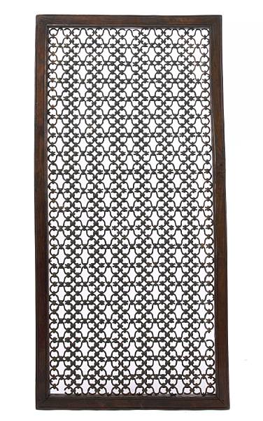 Appraisal: A Spanish Baroque style wrought metal window height ft in