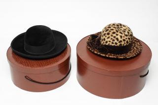 Appraisal: Vintage Woman's Fashion Hats Two woman's vintage hats the first