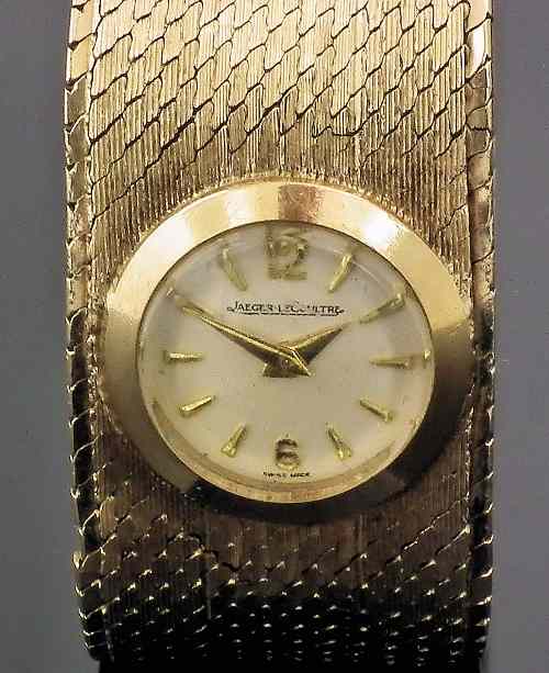 Appraisal: A modern lady's Jaeger Le Coultre automatic wristwatch in ct