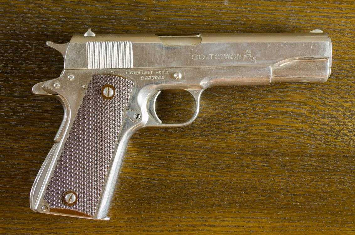 Appraisal: COLT GOVERNMENT MODEL A SEMI AUTOMATIC PISTOL ACP caliber barrel