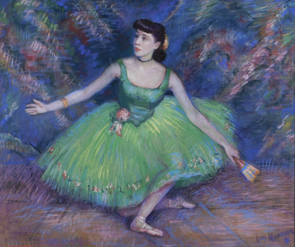 Appraisal: LOUIS KRONBERG IMPRESSIONIST BALLERINA PAINTING New York Florida Massachusetts -