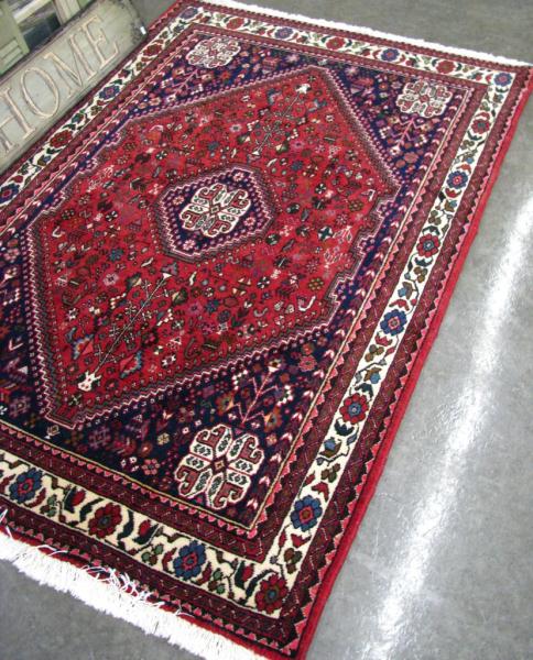 Appraisal: ' '' x ' '' Rug Red with Medallion Center