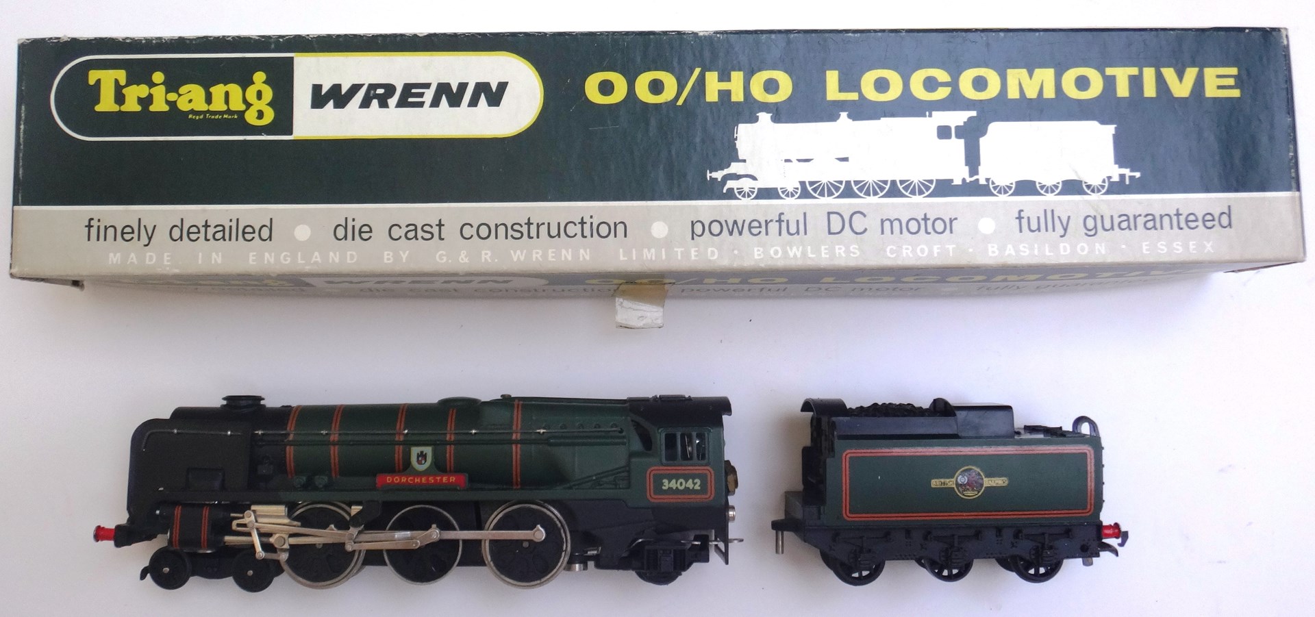 Appraisal: A Wrenn gauge locomotive and tender 'Dorchester' boxed Illustrated