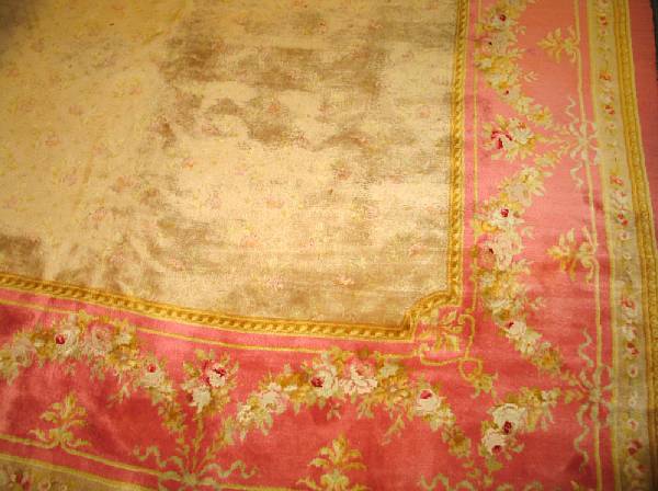 Appraisal: A Savonnerie carpet size approximately ft in x ft in