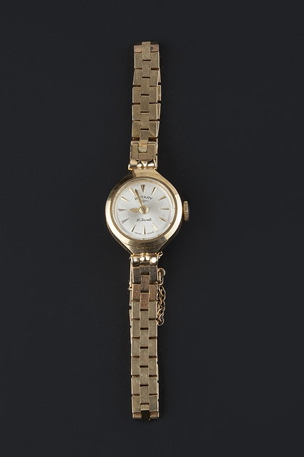 Appraisal: A lady's ct gold wristwatch by Rotary the circular signed