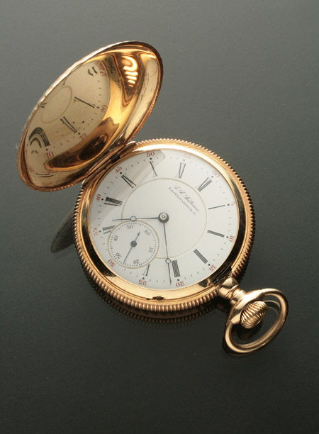 Appraisal: Gentleman's -Karat Yellow-Gold -Jewel Manual-Wind Hunting Case Pocket Watch G