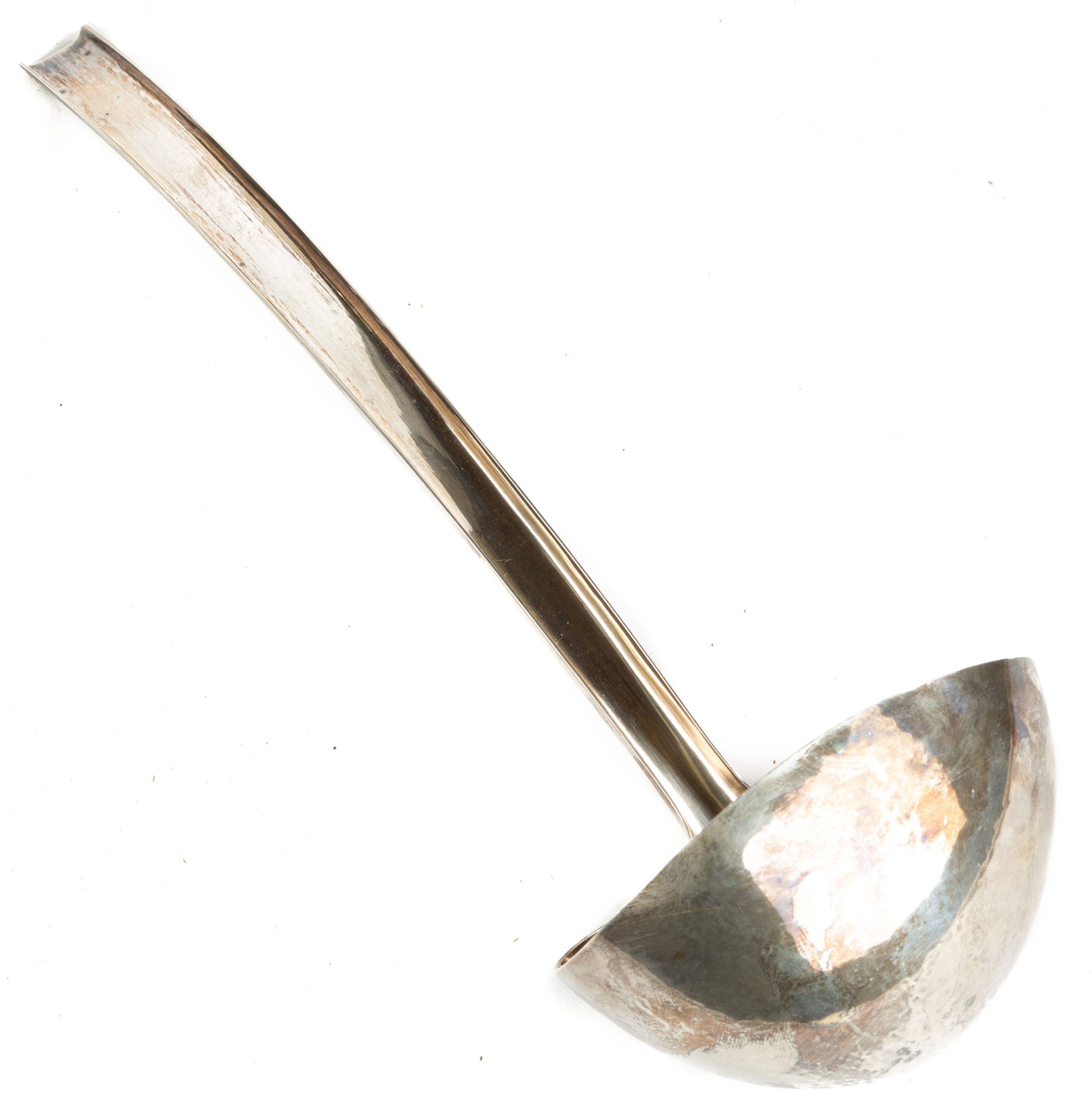 Appraisal: HANS CHRISTENSEN STERLING SILVER LADLE Marked 'HJC Hand Made Sterling'