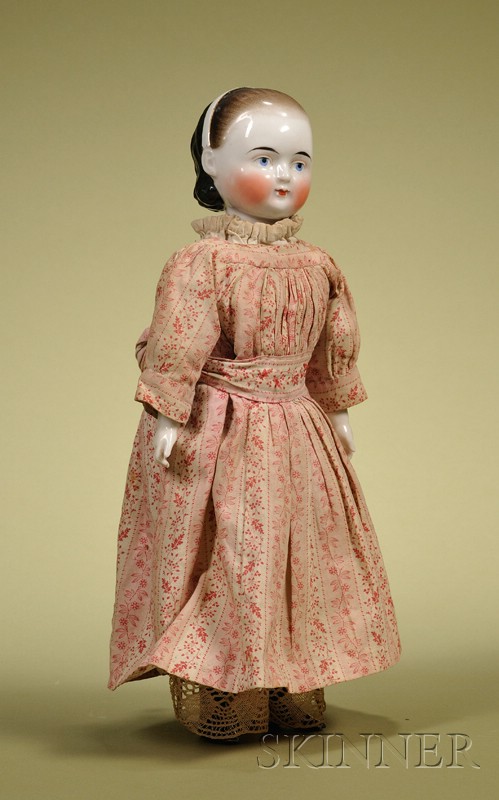 Appraisal: Alice-type China Child with Taufling-type Body Germany c attributed to