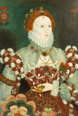 Appraisal: After Nicholas Hilliard th Century Portrait of Elizabeth I half-length