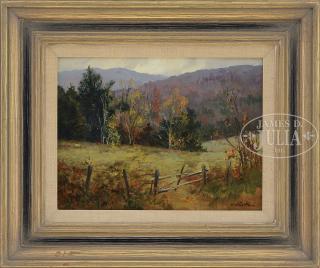 Appraisal: PAUL STRISIK American - QUIET MEADOWS Oil on canvas Housed