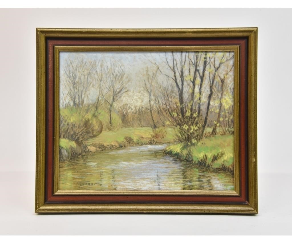 Appraisal: Albert Van Ness Greene American - pastel spring landscape most