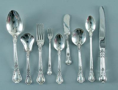 Appraisal: Chantilly sterling flatware Gorham pieces with wooden case detailed list