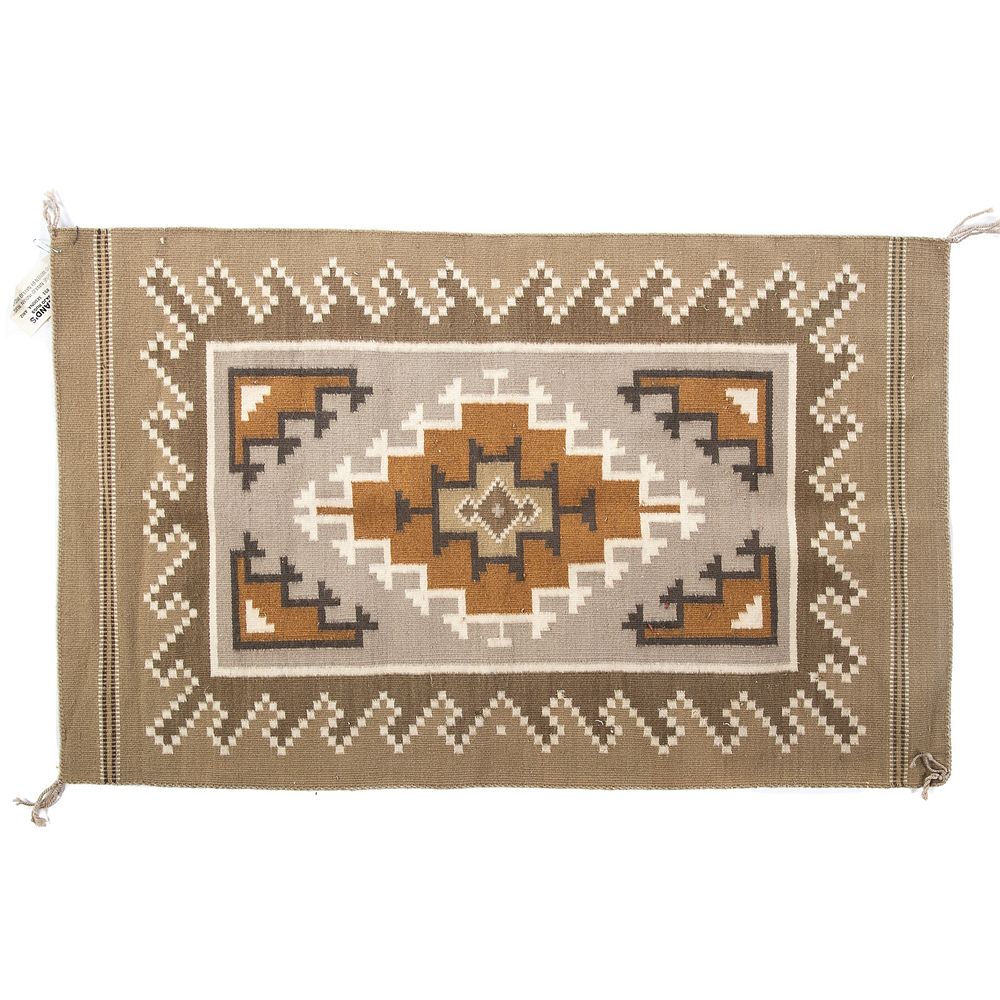 Appraisal: Navajo Burnt Water Rug by Winnie James x in From