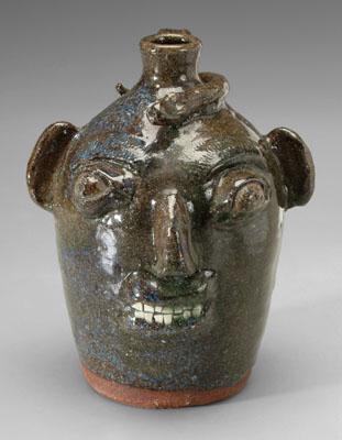 Appraisal: Burlon Craig face jug Catawba Valley of Lincoln County North