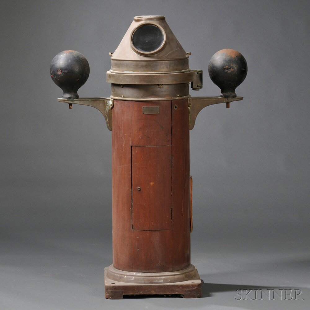 Appraisal: Kelvin Wilfrid O White Compensating Binnacle first half th century